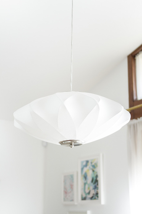 Retro Revival: Mid-Century Inspired @lampsplus Dining Room Chandelier | dreamgreendiy.com