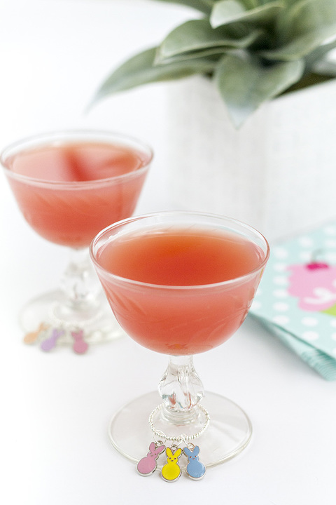 DIY Easter Wine Charm & Spring Punch Recipe | dreamgreendiy.com + @orientaltrading