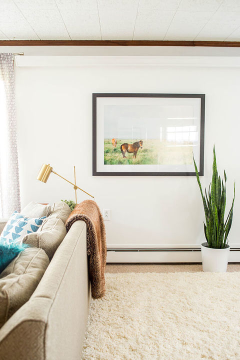 A Cozy Boho Basement Makeover | dreamgreendiy.com + @photosdotcom