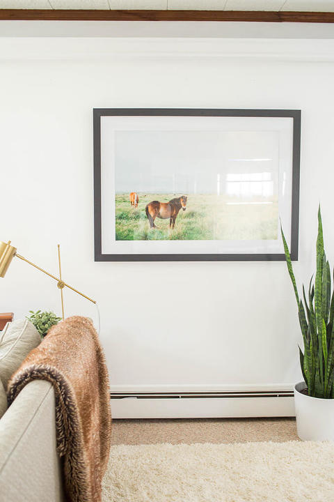 A Cozy Boho Basement Makeover | dreamgreendiy.com + @photosdotcom