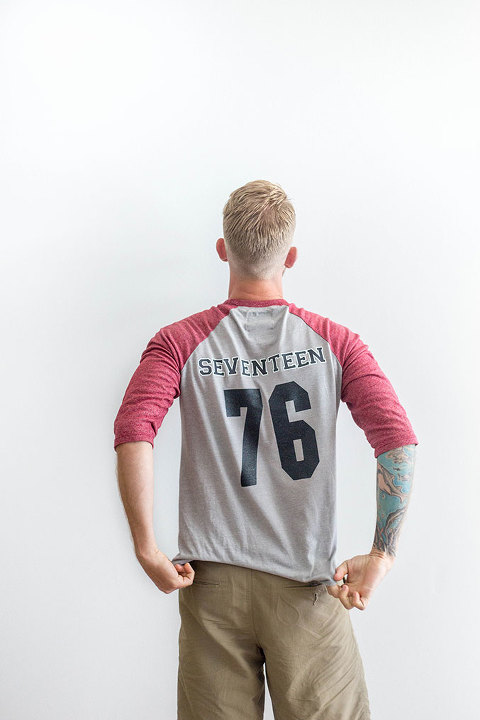 DIY Iron-On Fourth Of July 1776 Baseball T-shirt | dreamgreendiy.com