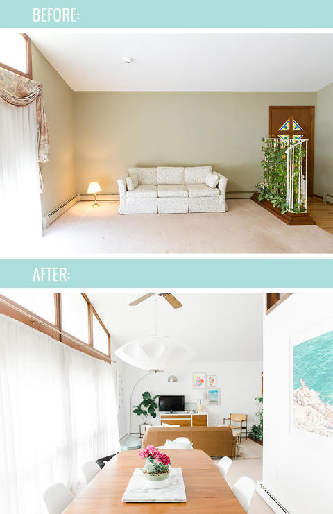 Before and After Home Reno Updates 8 Months In | dreamgreendiy.com