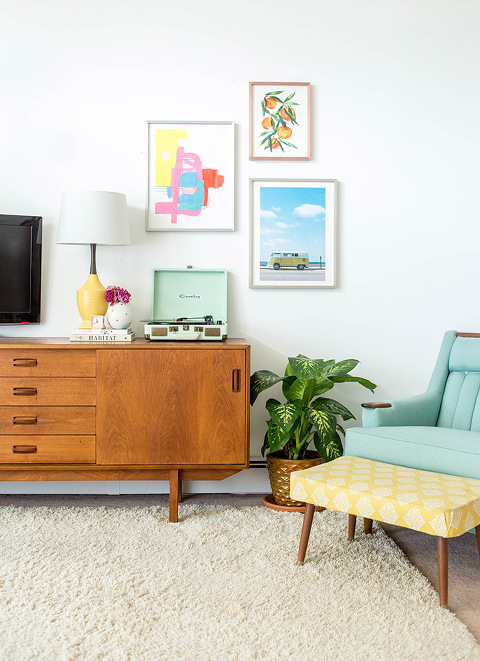 Thrifted Mid-Century Console | dreamgreendiy.com