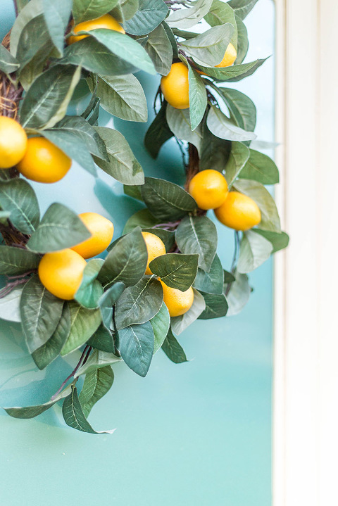 How To Update A Storm Door With Teal Window Film | dreamgreendiy.com + @designyourwall