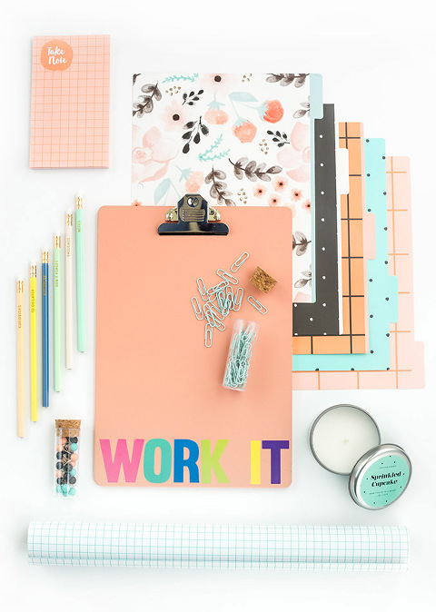 DIY Work It Back-To-School Clipboard