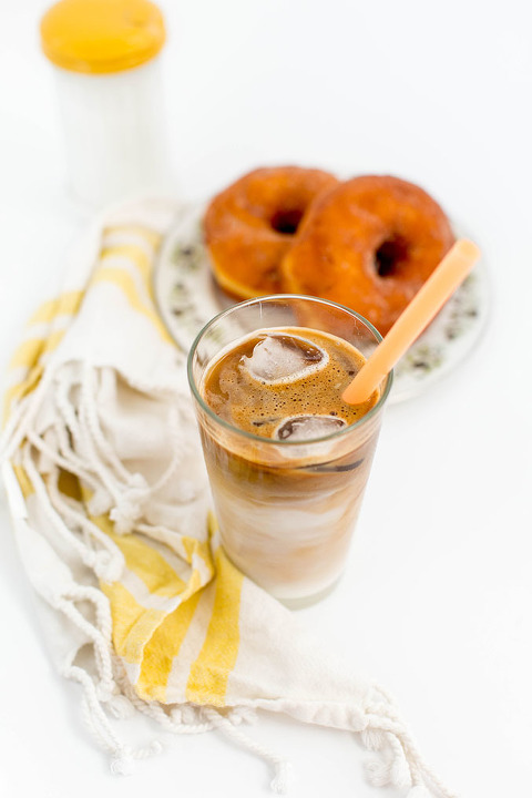 Home-Brewed Iced Latte Recipe