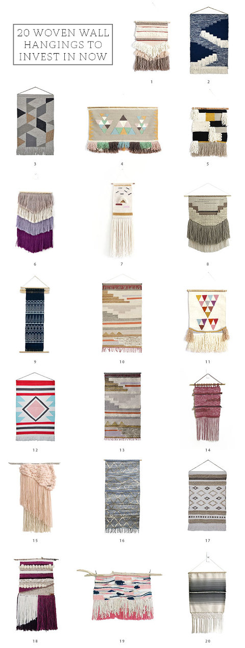20 Woven Wall Hangings To Invest In Now | dreamgreendiy.com