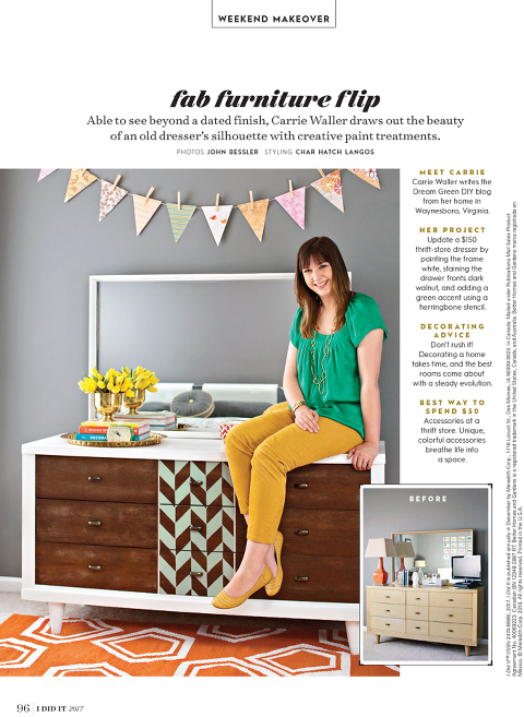 @bhg I Did It magazine | dreamgreendiy.com