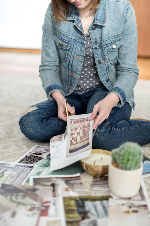 How To Make A Free DIY Catalog Mood Board | dreamgreendiy.com