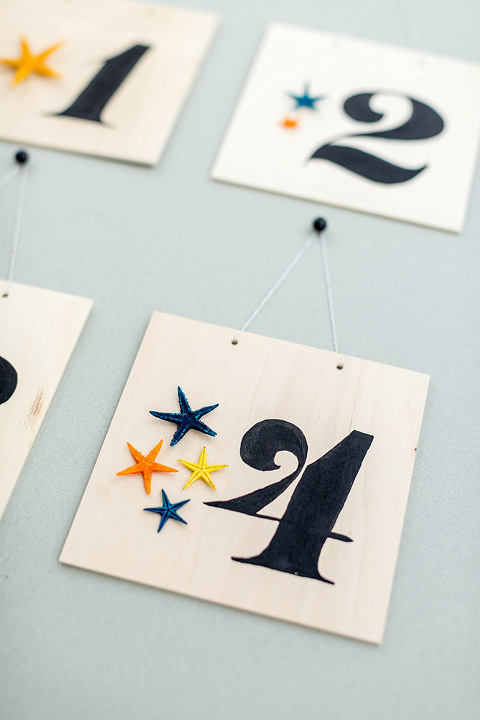 DIY Numbered Starfish Wall Art With Printable Template | dreamgreendiy.com + @orientaltrading