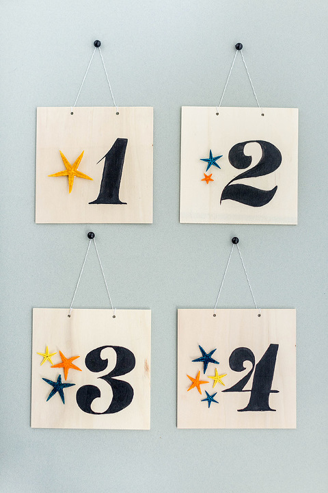 DIY Numbered Starfish Wall Art With Printable Template | dreamgreendiy.com + @orientaltrading