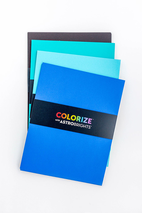 How To Make DIY 2D Color Block Paper Frames | dreamgreendiy.com + @astrobrights #ad #colorize