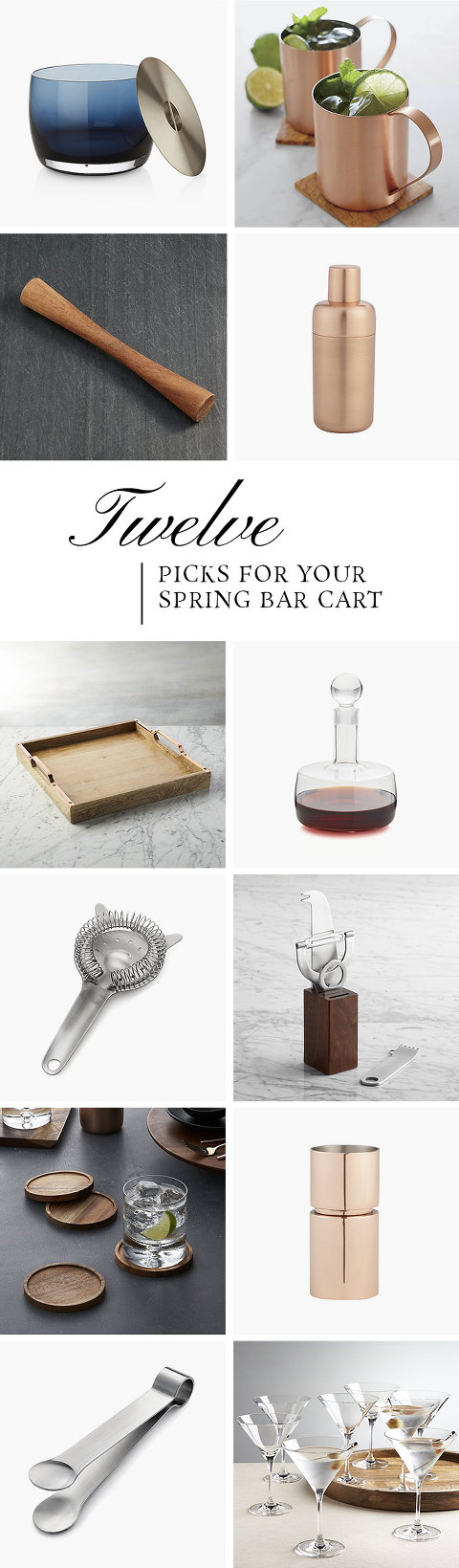 Everything You Need For Your Bar Cart | dreamgreendiy.com