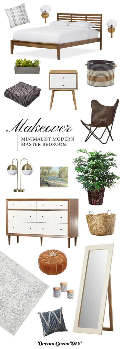 A Minimalist Modern Master Bedroom Mood Board