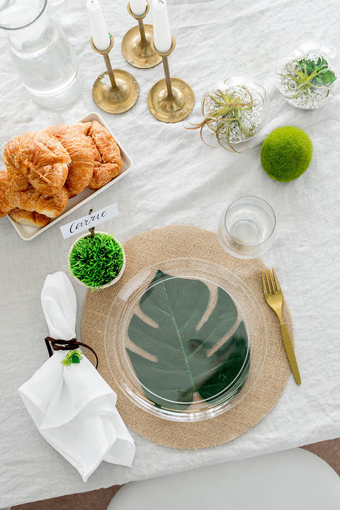 How To Style A Green Pantone-Inspired Luncheon | dreamgreendiy.com + @orientaltrading