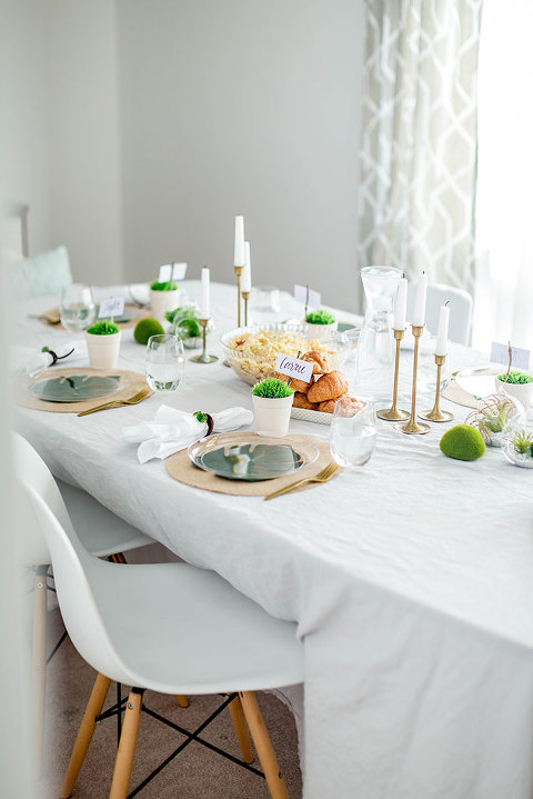 How To Style A Green Pantone-Inspired Luncheon | dreamgreendiy.com + @orientaltrading