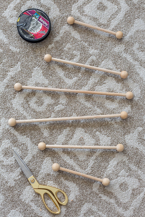 Wood Knitting Needle Dowels - 12 long (Pair) - A Child's Dream