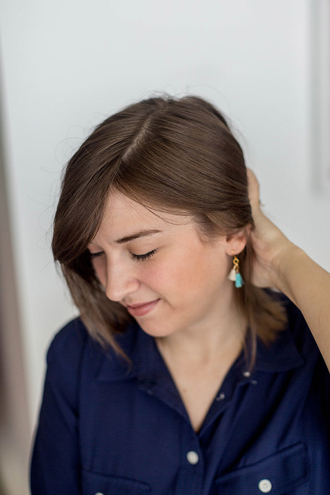 DIY Mini Dangle Tassel Earrings | dreamgreendiy.com + @orientaltrading