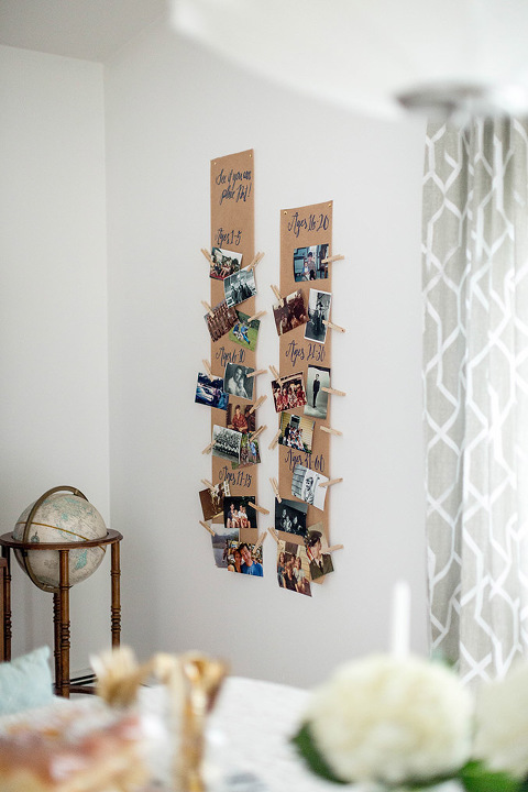 DIY Birthday Photo Guessing Game Banner