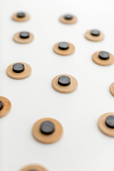 DIY Patterned Scrapbook Paper Magnets