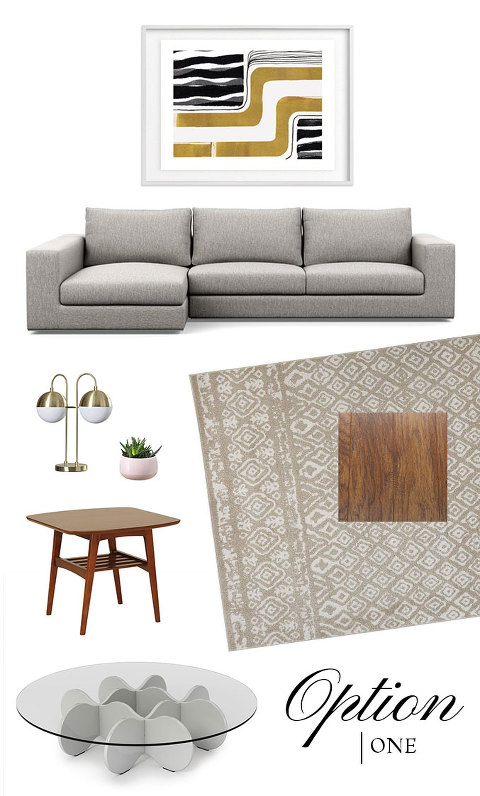 Help Us Choose Our Family Room Mood Board: Option 1