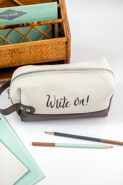 DIY ‘Write on!’ Pencil case + Giveaway