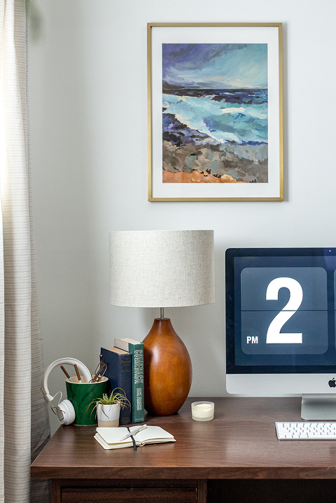 DIY Wood Pot With Green Marble Wallpaper