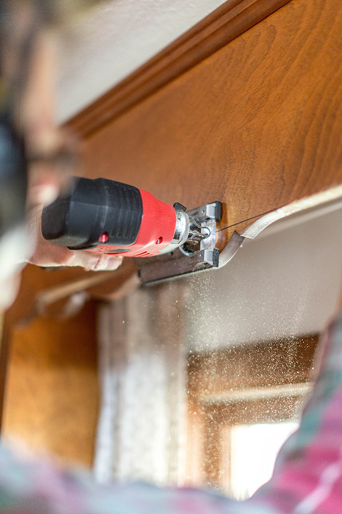 How To Remove Decorative Cabinet Scrollwork