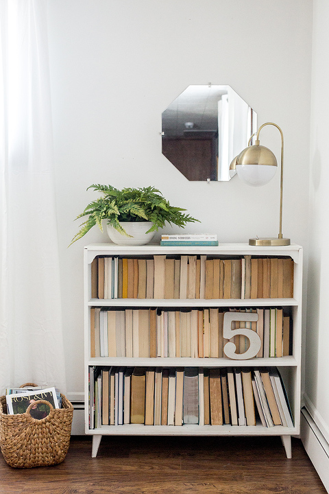 Updating An Ugly Thrifted Hexagon Mirror