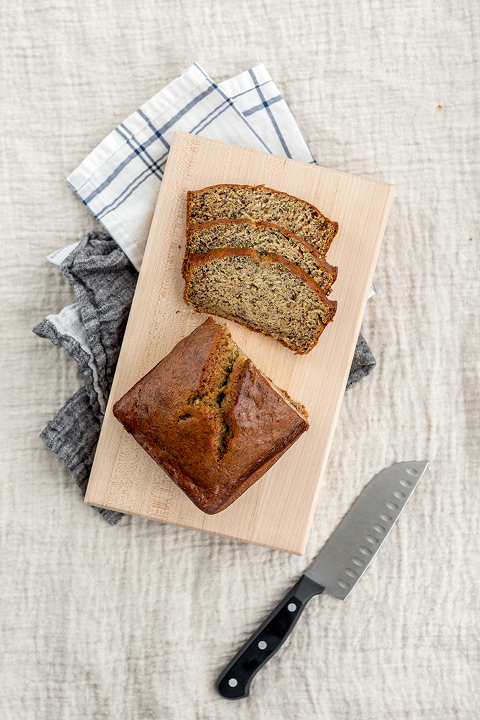 Heart-Shaped Valentine's Day Banana Bread