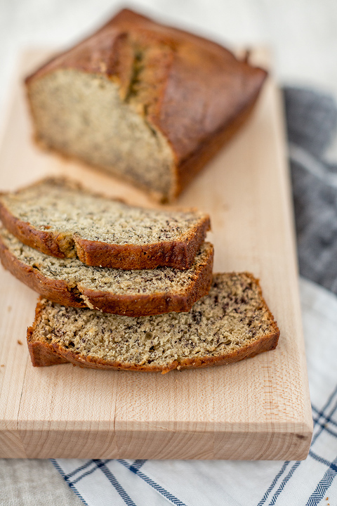 Heart-Shaped Valentine's Day Banana Bread