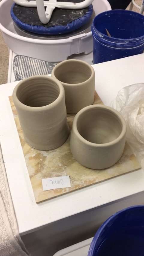 DIY Wheel-Thrown Clay Pottery Collection