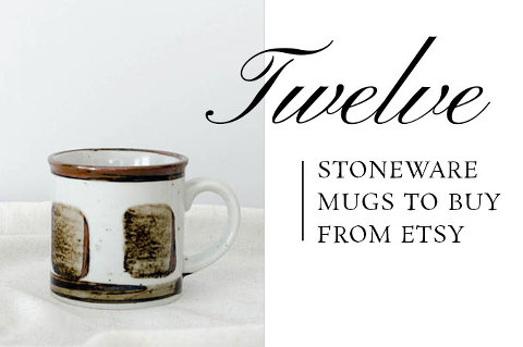 12 Stoneware Mugs To Buy From Etsy