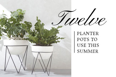 12 Planter Pots To Use This Summer