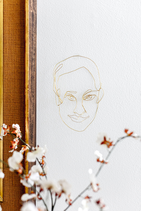 DIY Wire Portraits With Printable Templates