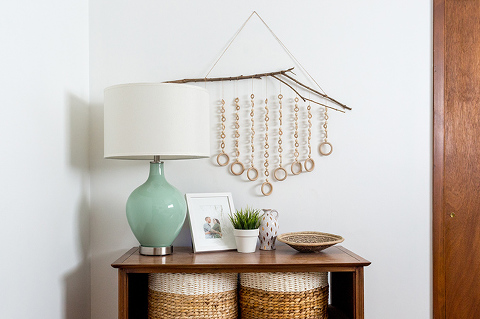 DIY Wooden Rings Wall Hanging