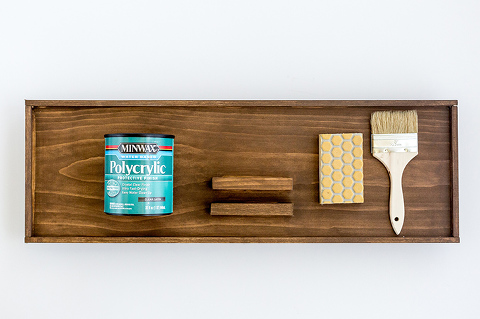 DIY Waterproofed Wood Bath Tray