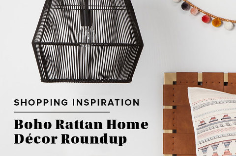 Boho Rattan Home Décor Roundup