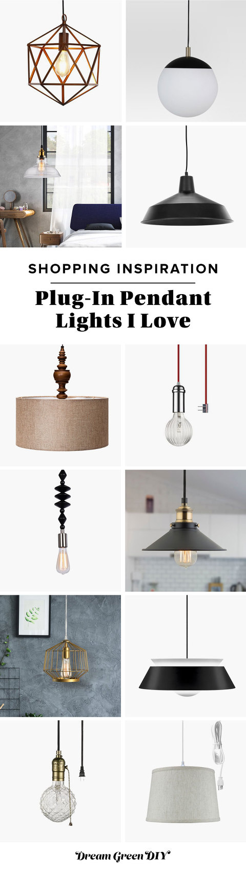 12 Plug-In Pendant Lights I Love