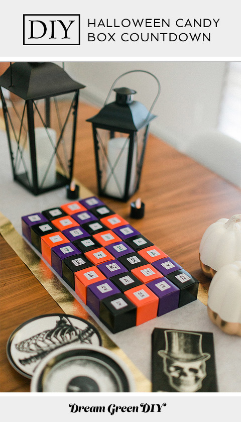 DIY Countdown To Halloween Candy Calendar