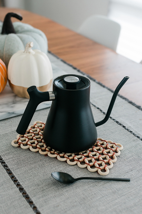 DIY Thanksgiving Wood Ring Trivet Mat