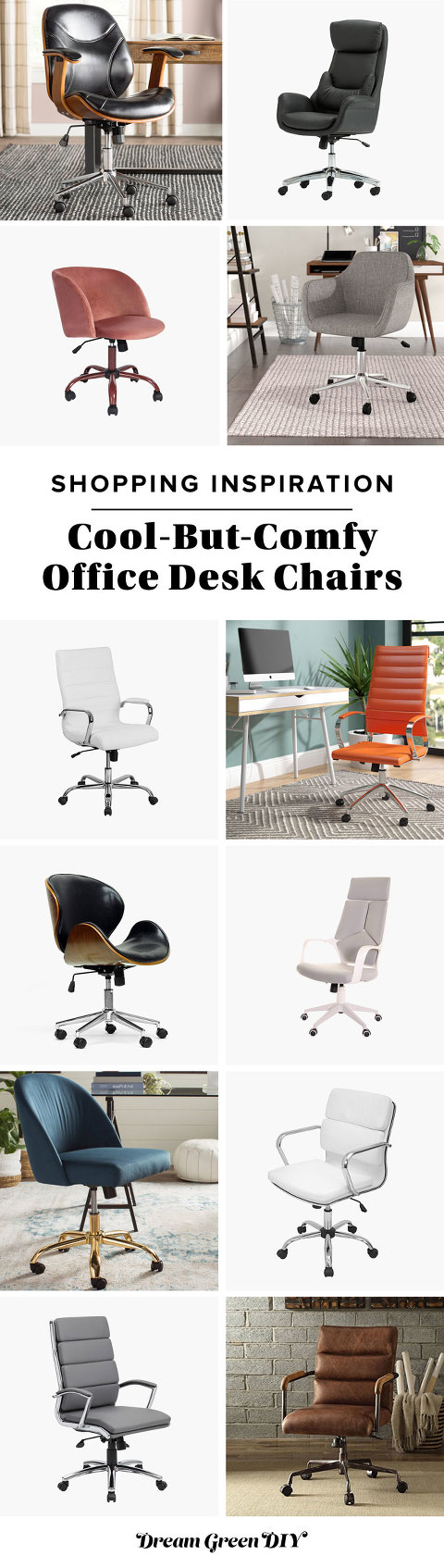 12 Cool But Comfy Office Desk Chairs Dream Green DIY