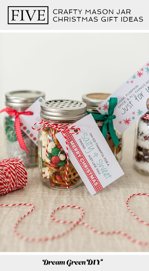 5 Mason Jar Christmas Gift Ideas