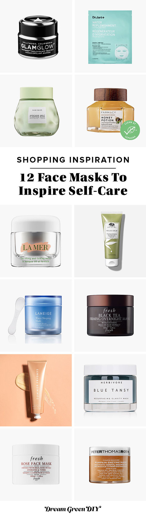 12 Face Masks To Inspire Self-Care