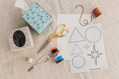 DIY Tissue Box Christmas Gift Tags