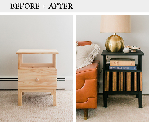 Upgrade An IKEA Side Table With Wood Dowels