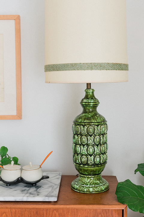 Old store ceramic lamps