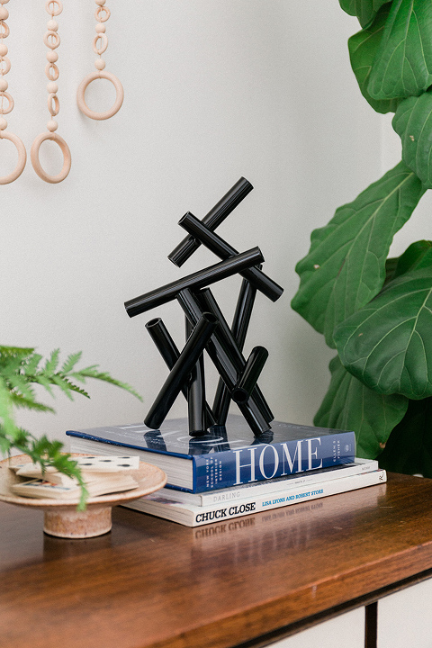 DIY Modern Minimalist Kinetic Pipe Sculpture
