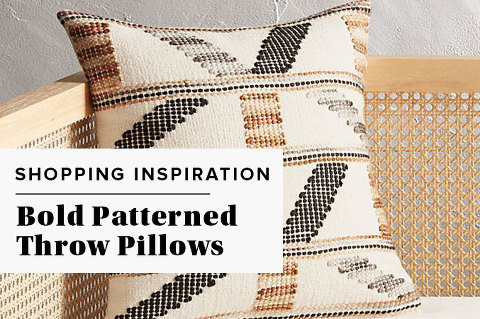 12 Bold Patterned Throw Pillows