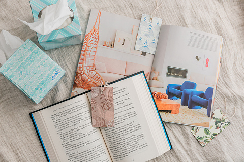 My Spring Reading List & DIY Bookmarks